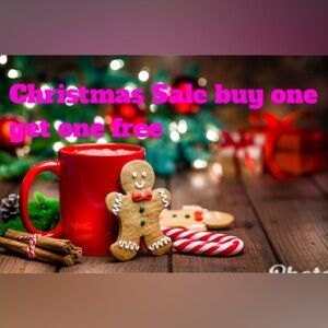 Christmas sale for the rest of the year. Buy one get one free